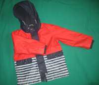 Куртка непромокайка с капюшоном на подкладе и с манжетами TU 2-3год