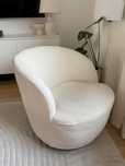 Fotel obrotowy boucle stan bdb