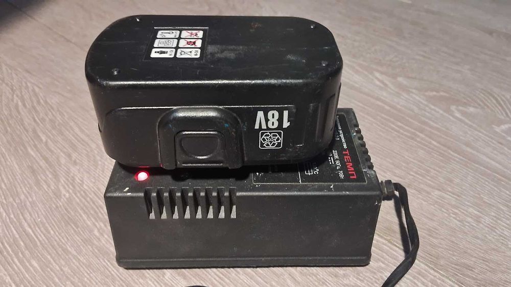 Дрель Шуруповерт Аккумуляторный ТЕМП ДА-18-2 Зарядное устройство