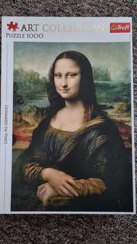 puzzle mona lisa art collection trefl 1000