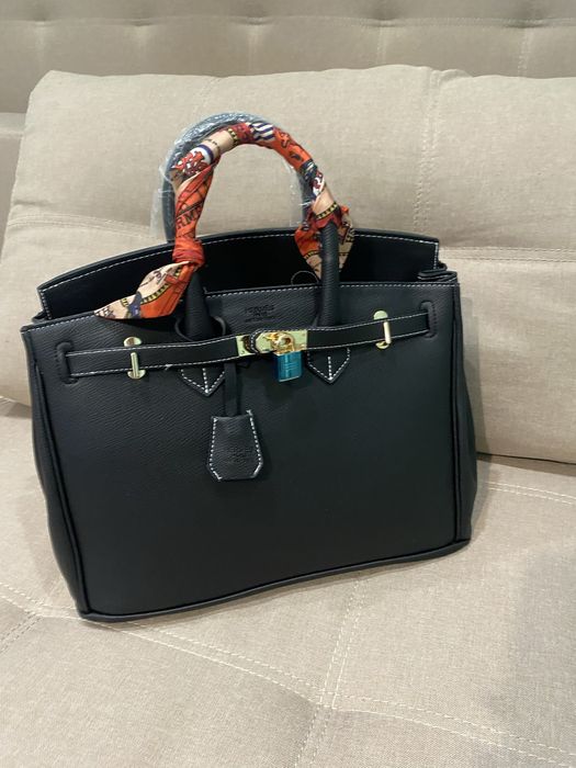Сумка hermes birkin 35 см чорна