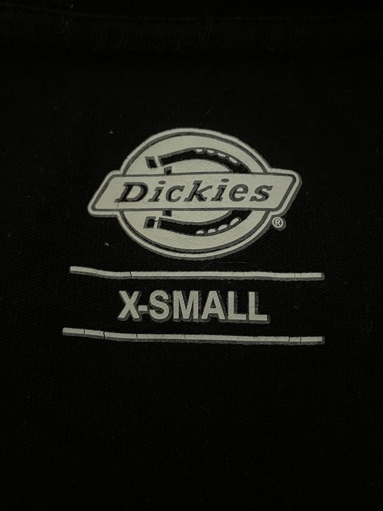 Koszulka Dickies XS czarna logowana duże logo tshirt damska viral hit