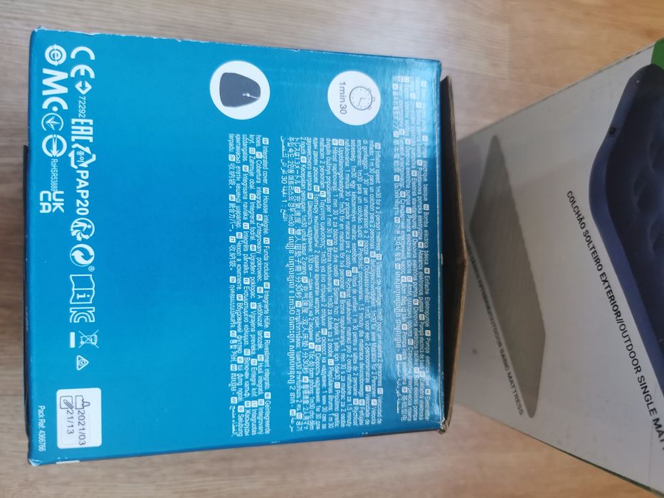 Pack colchão casal insuflável com Bomba de ar