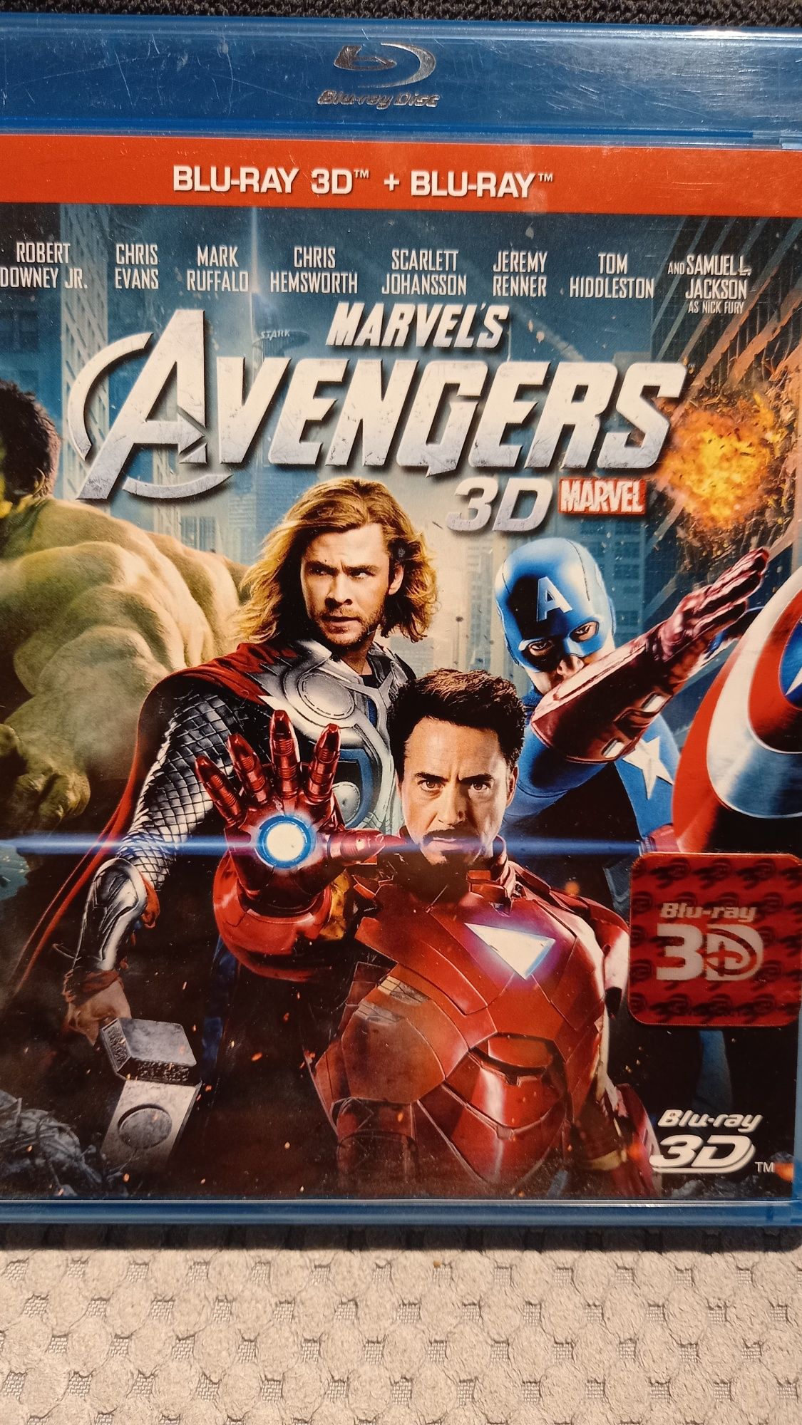 Avengers 2D i 3D blu-ray.