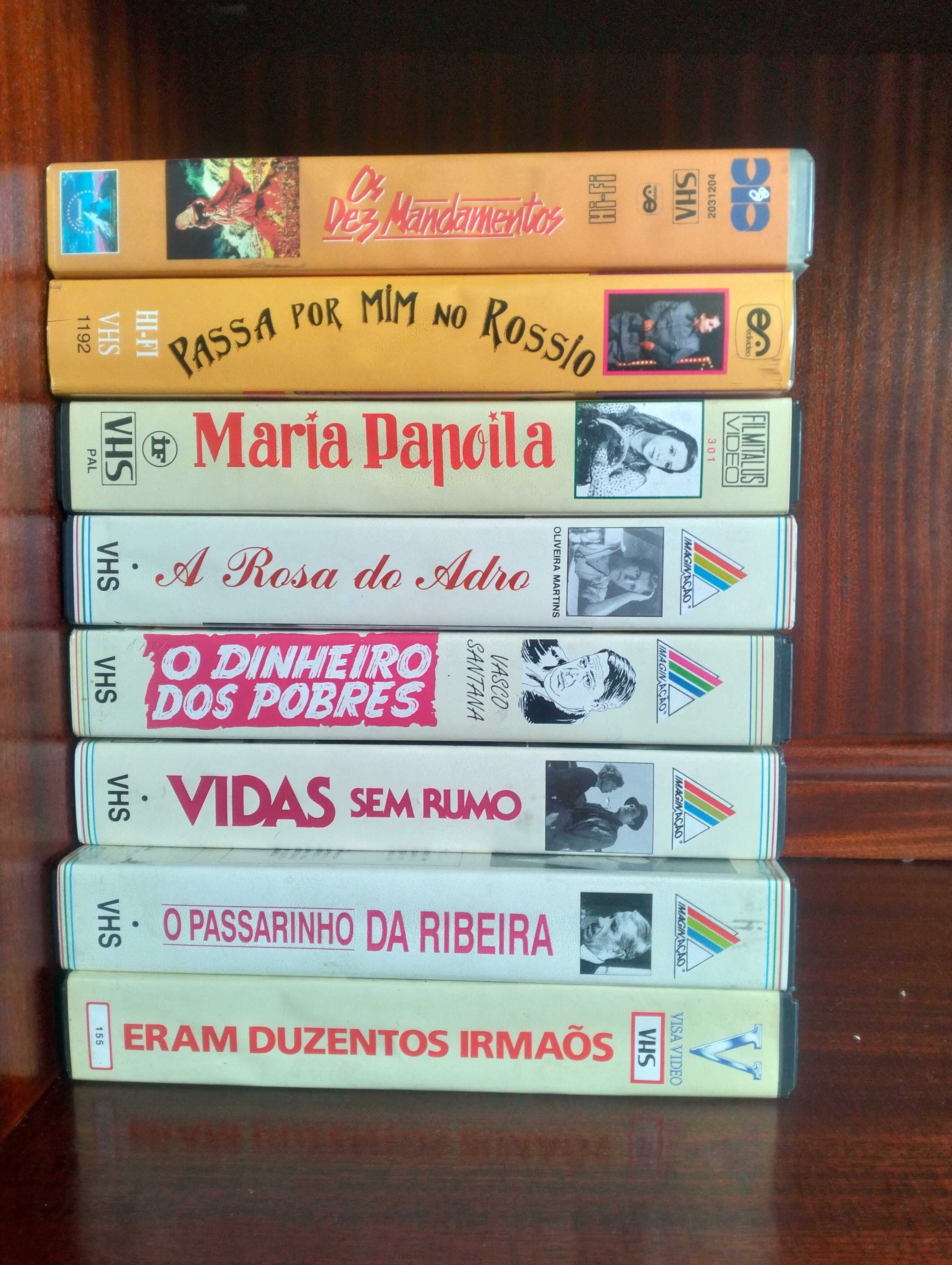 Cassetes video filmes