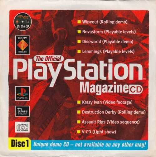 Oficjalna płyta CD z magazynem PlayStation 1 ps1 psx