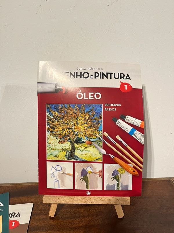3 livros Curso Prático de Desenho novos