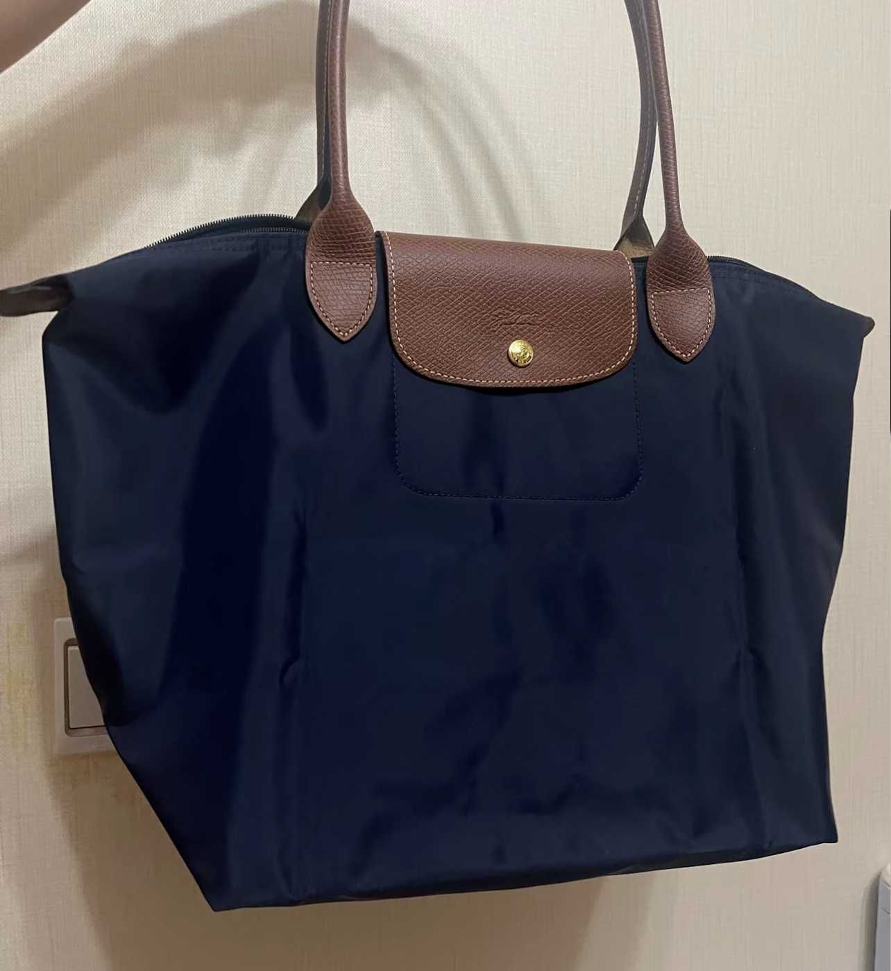 LongChamp Torebka Le Pliage Original L, kolor morza (morski niebieski)