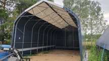 Hala łukowa 6x15x5,3 na bele garaż wiata hangar magazyn namiotowa