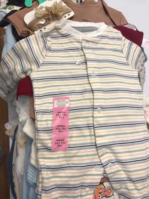 Боді чоловічки Primark, сток оптом боді, бодики оптом