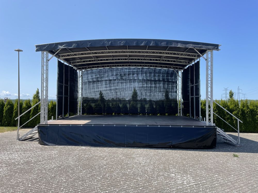 Scena Mobilna 8x6m Lumex Arcum x48 (Alspaw, Alustage, Estrada mobilna)
