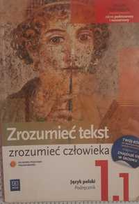 Podręcznik Zrozumieć tekst Zrozumieć człowieka 1.1