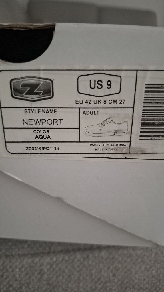 Tenis Zipz Newport Aqua - Novos
