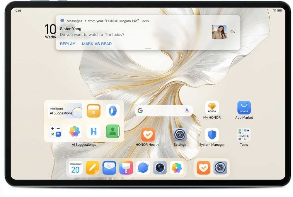 Планшет для навчання ігор навігації роботи Honor Tablet PRO Silver 256
