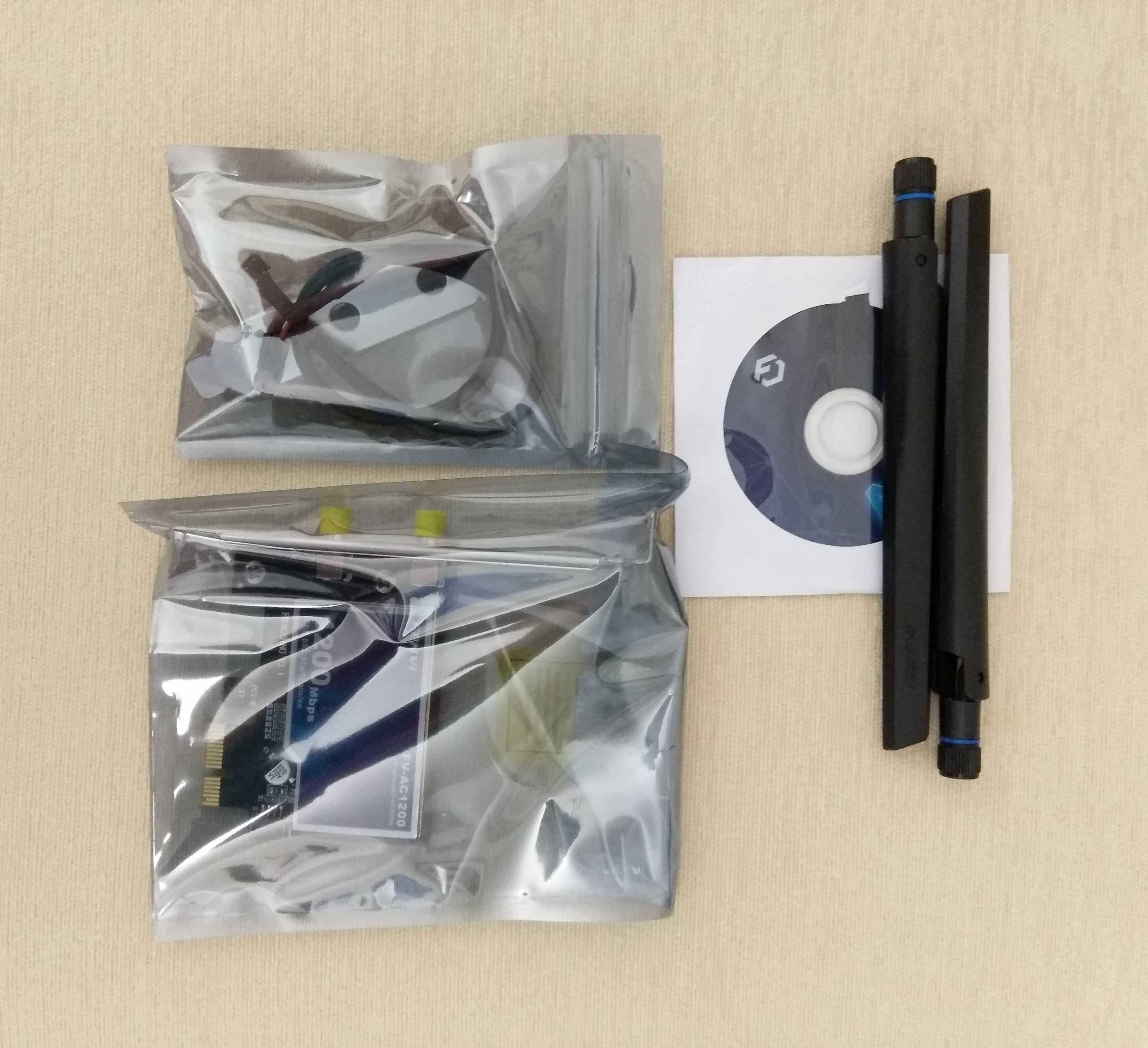 WiFi+Bluetooth PCI-E плата адаптер Fenvi FV-AC1200 Intel 7260