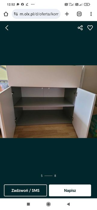 Komoda Vox jak nowa okazja możliwość transportu jak ikea