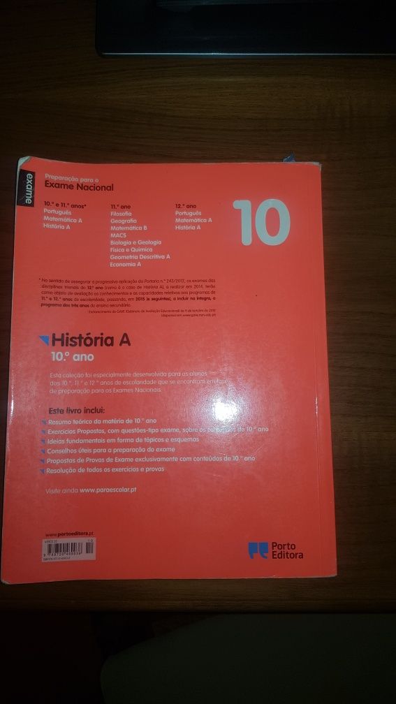 Livro de Exame Final História A