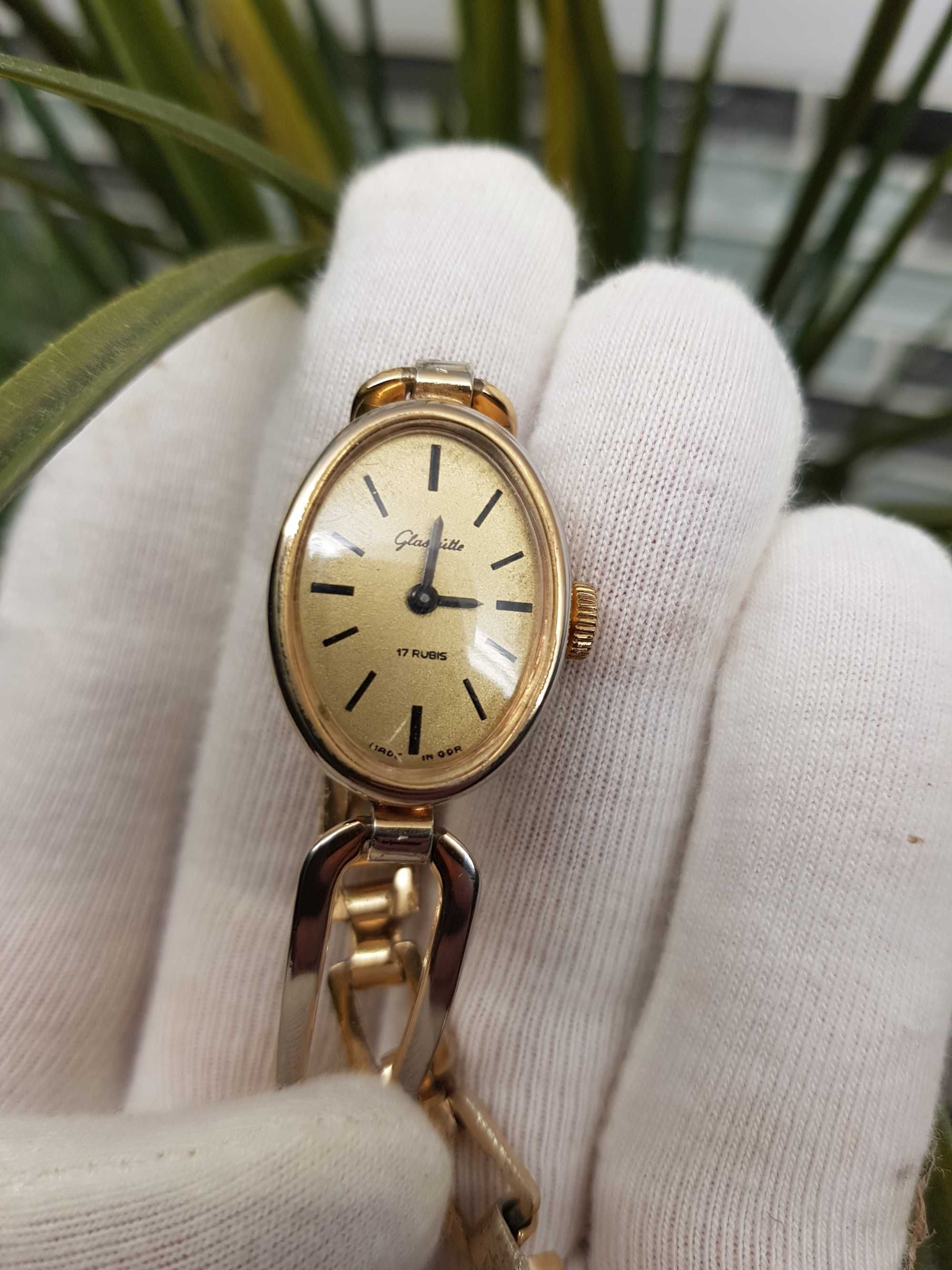 *GUB Glashutte* mechaniczny zegarek damski