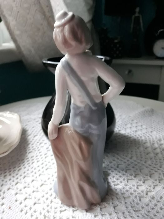 Hiszpańska porcelanowa figurka klauna sygnowana Casades