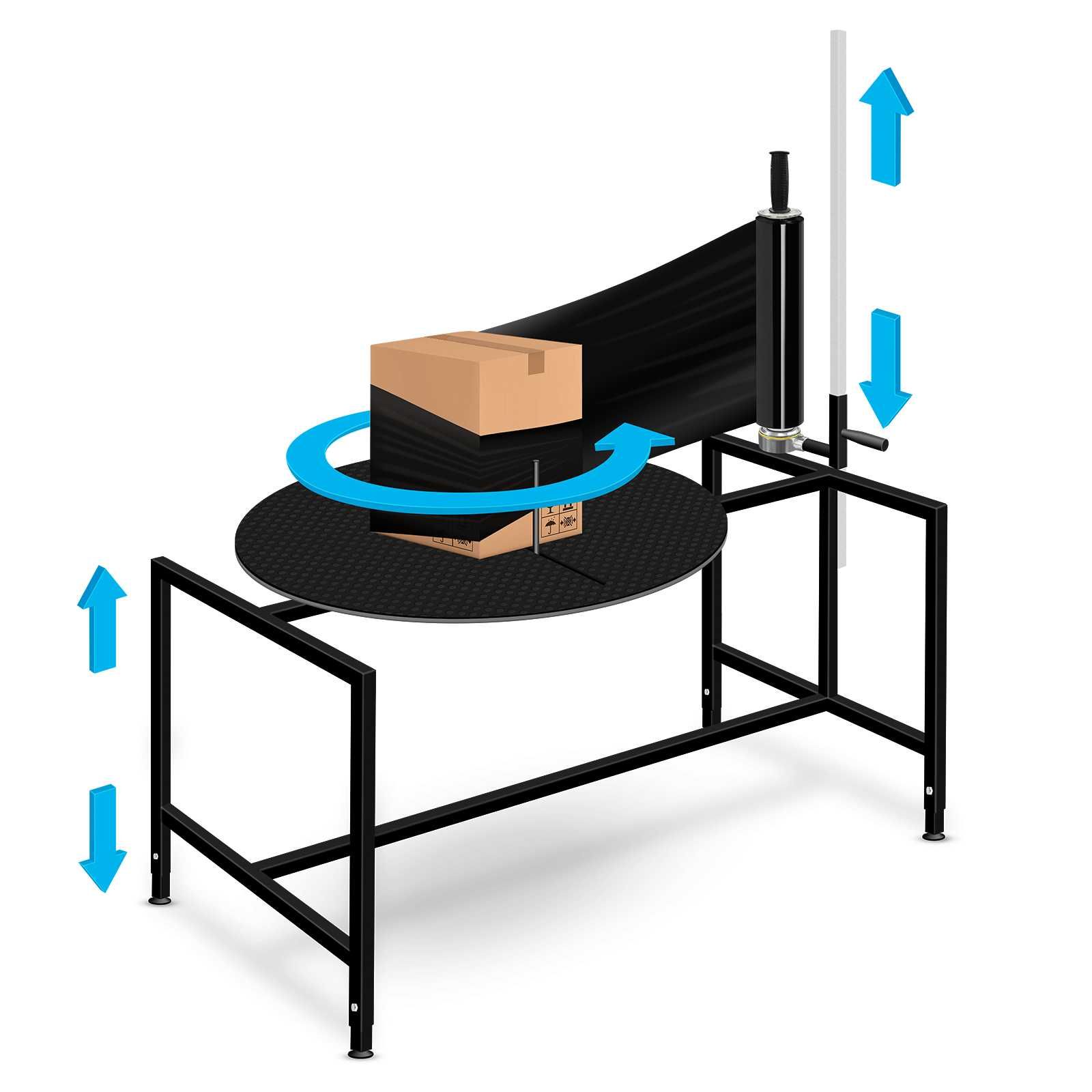 Owijarka do paczek przesyłek Stół obrotowy RedSteel