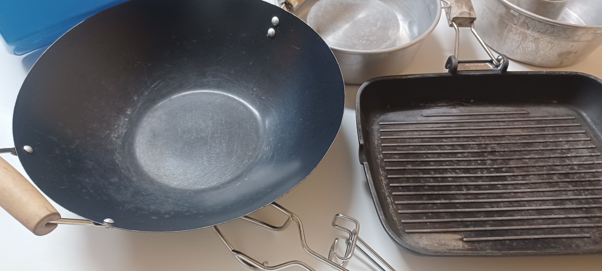 Vários utensílios de cozinha