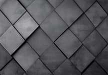 Fototapeta Metaliczna Abstrakcja Kwadraty Styl Szarości 3D + KLEJ
