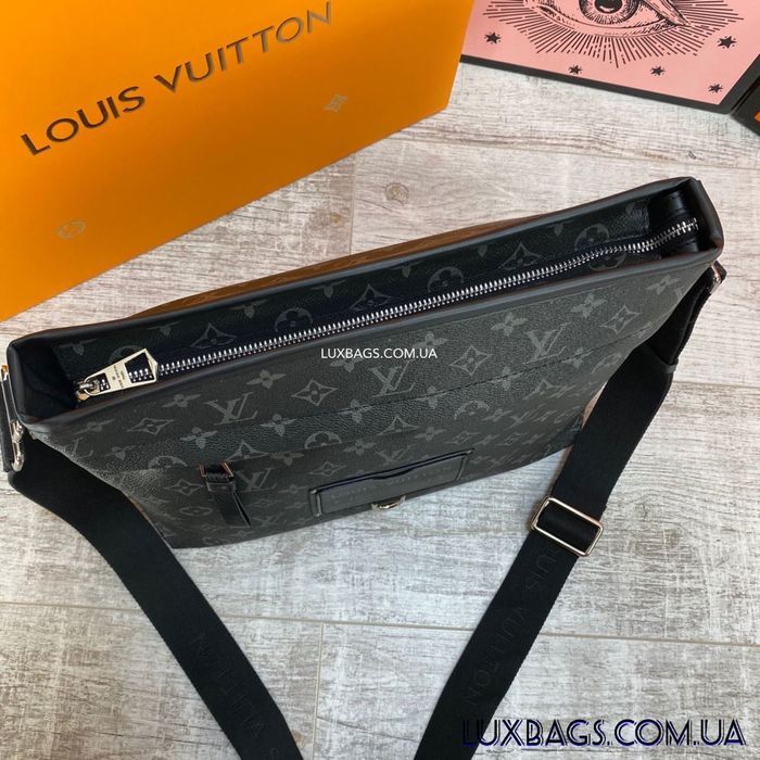Мужская вместительная сумка через плечо Louis Vuitton