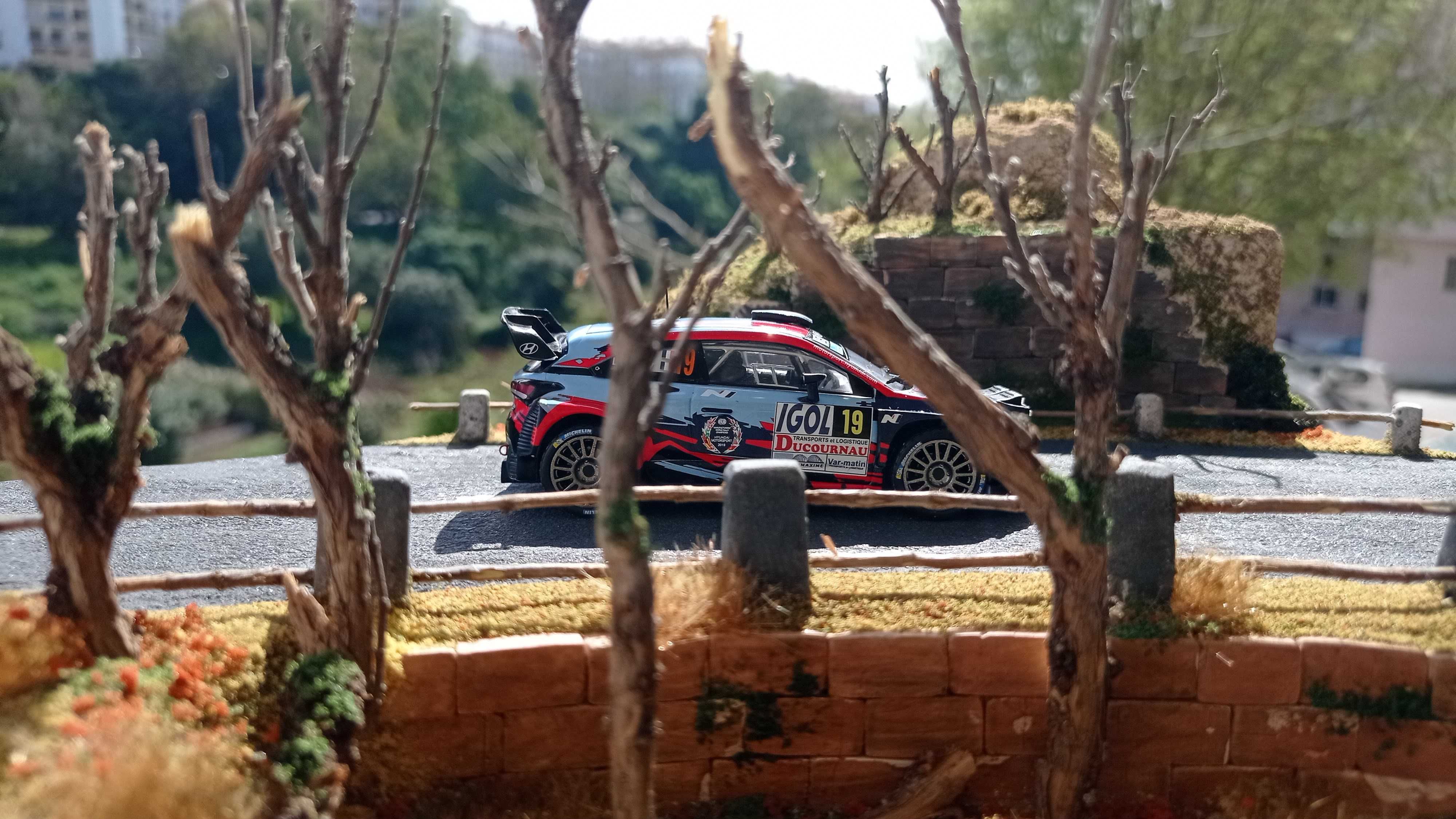 Diorama de Rallye 1/43