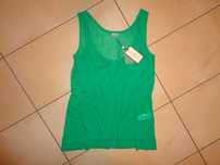 By MALENE BIRGER zielona cieńka delikatna bluzka 100% TENCEL nowa