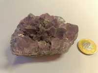 Naturalny kamień Ametyst w formie krystalicznej bryłki, skałki nr B