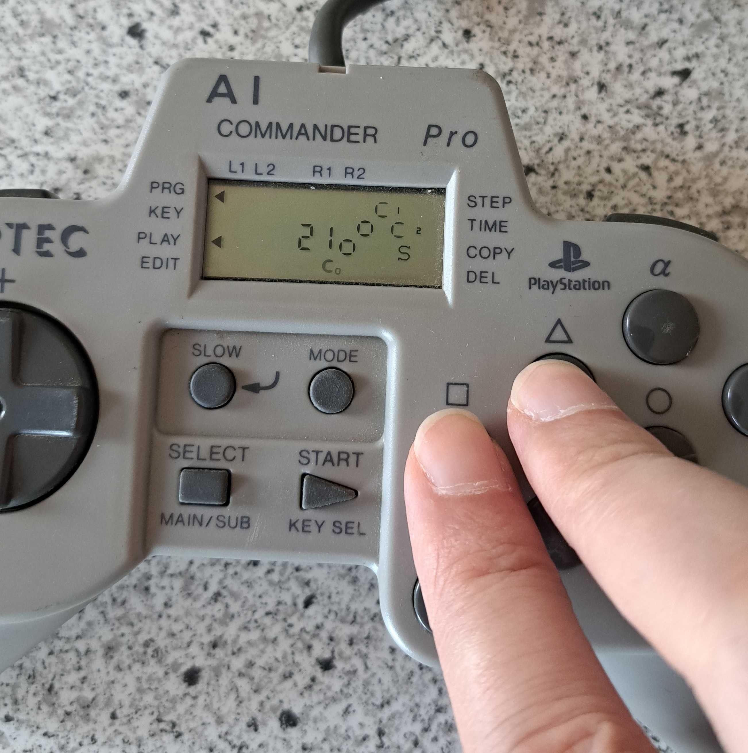 Pad Optec AI Commander Pro, PS1, licencjonowany