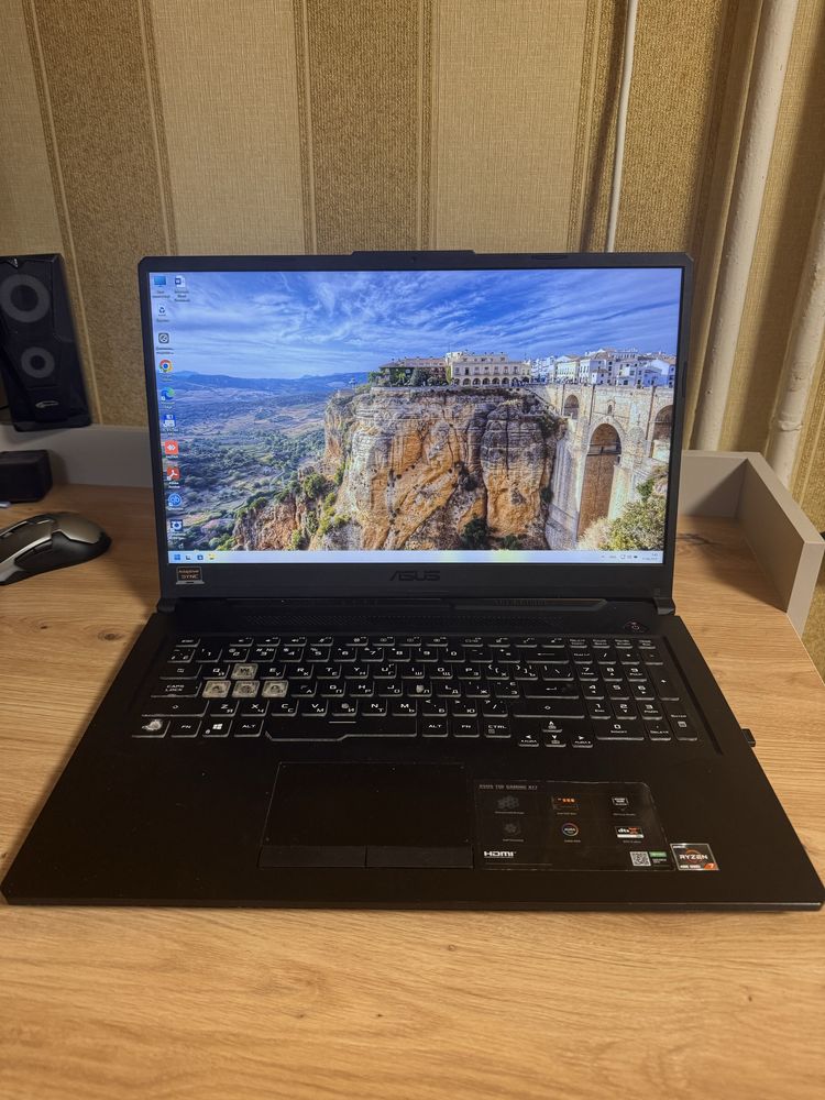 Ігровий ноутбук 17,3” Asus Tuf Gaming A17 / Ryzen7/GTX 1660 TI