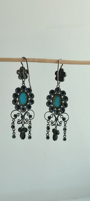 Редкие серьги русские самоцветы 916 проба