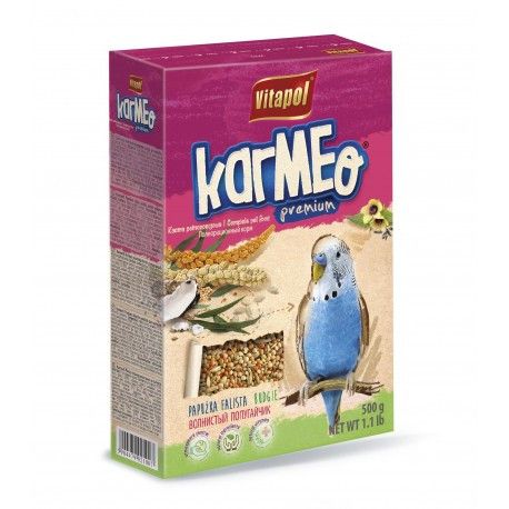 Pokarm dla papug falistych 500g KARMEO