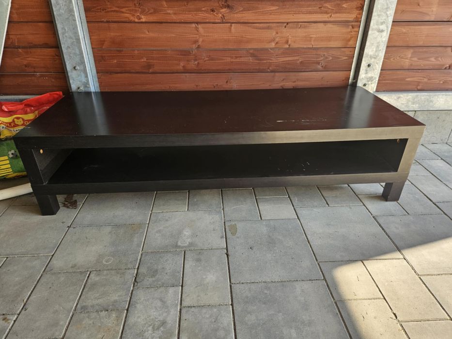 Czarna szafka RTV