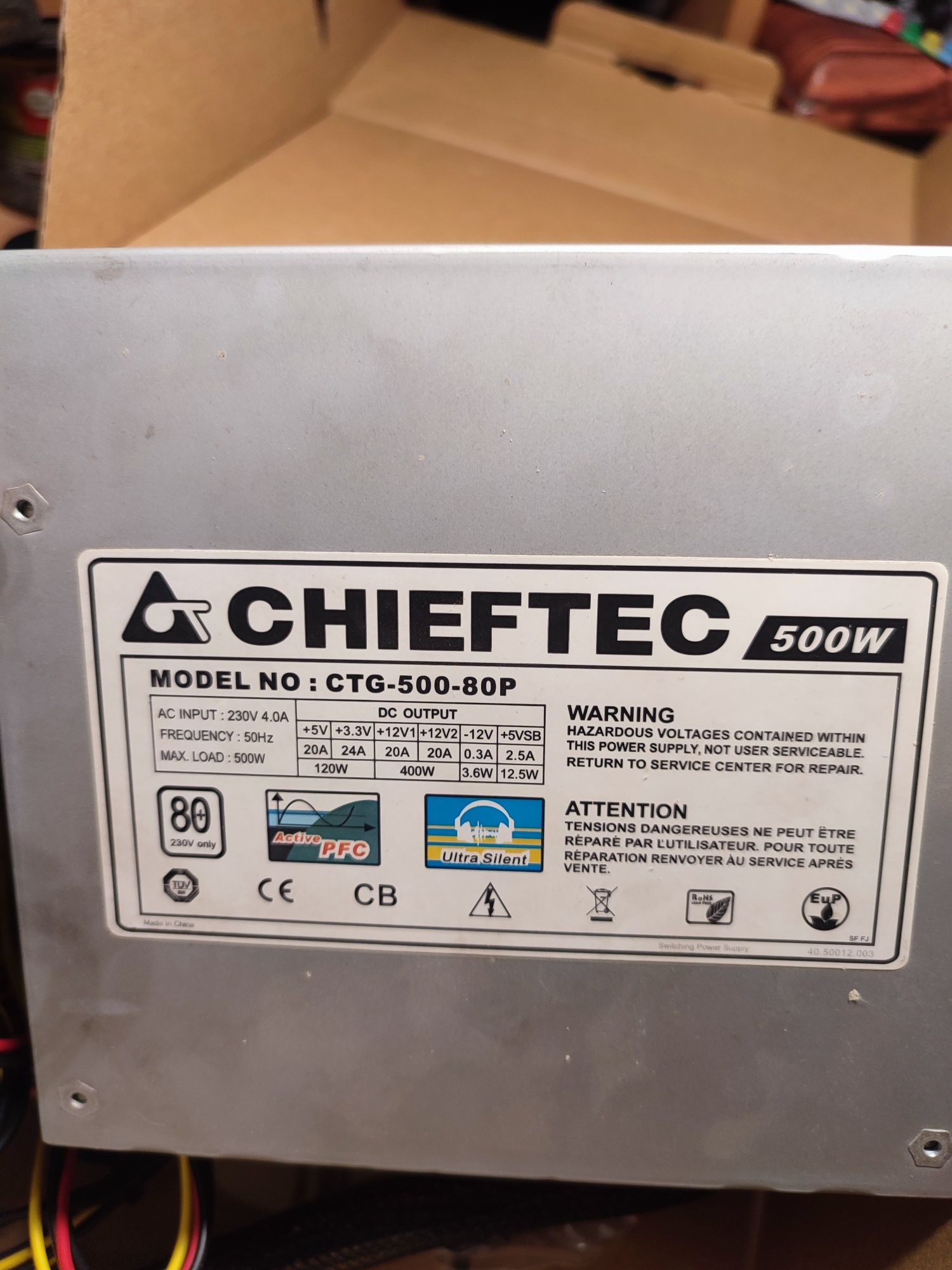 Asrok H510M-HVS і процесорI3 10100F, бп  500 w
