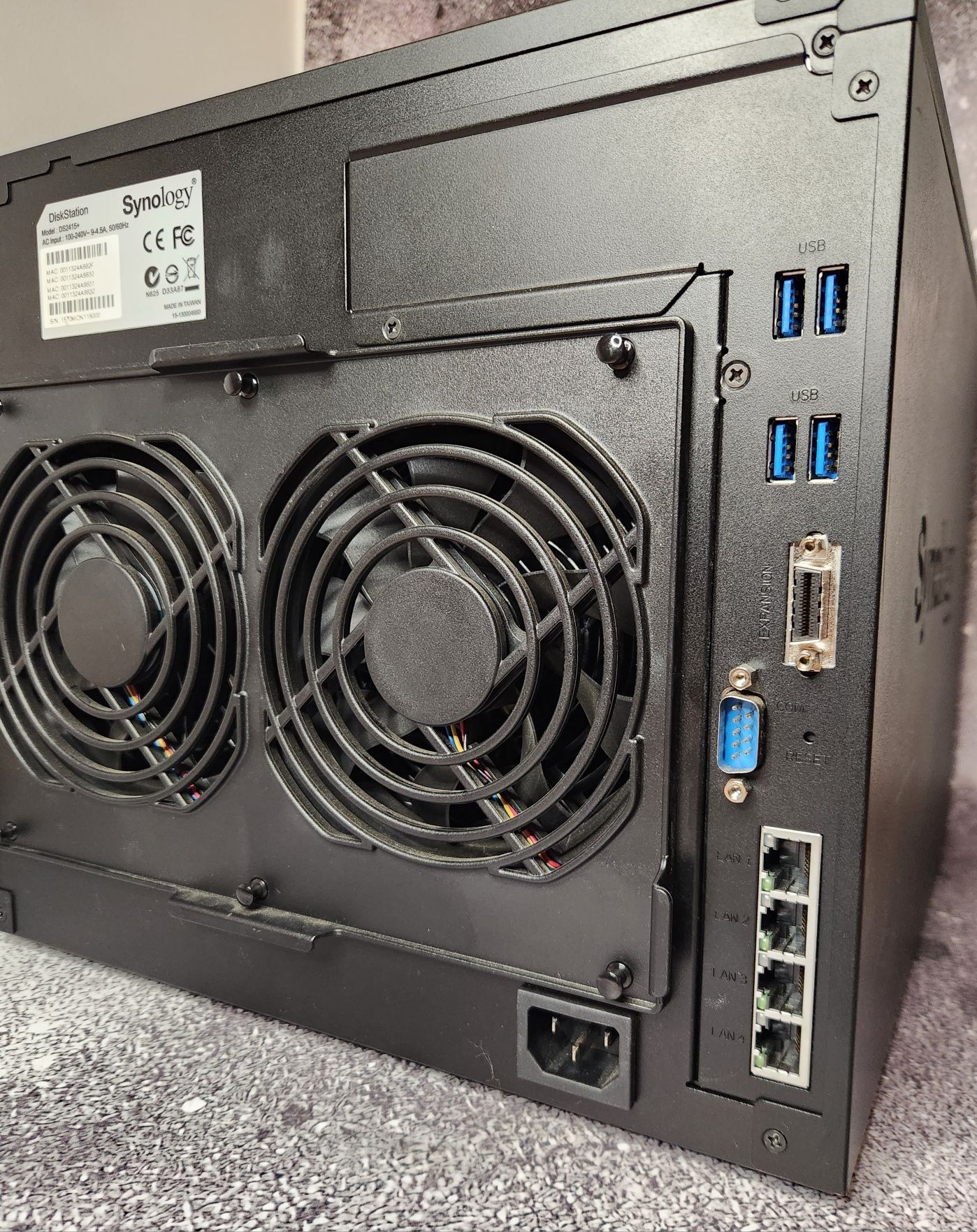 NAS сервер Synology DiskStation DS2415+ на 12 дисків!