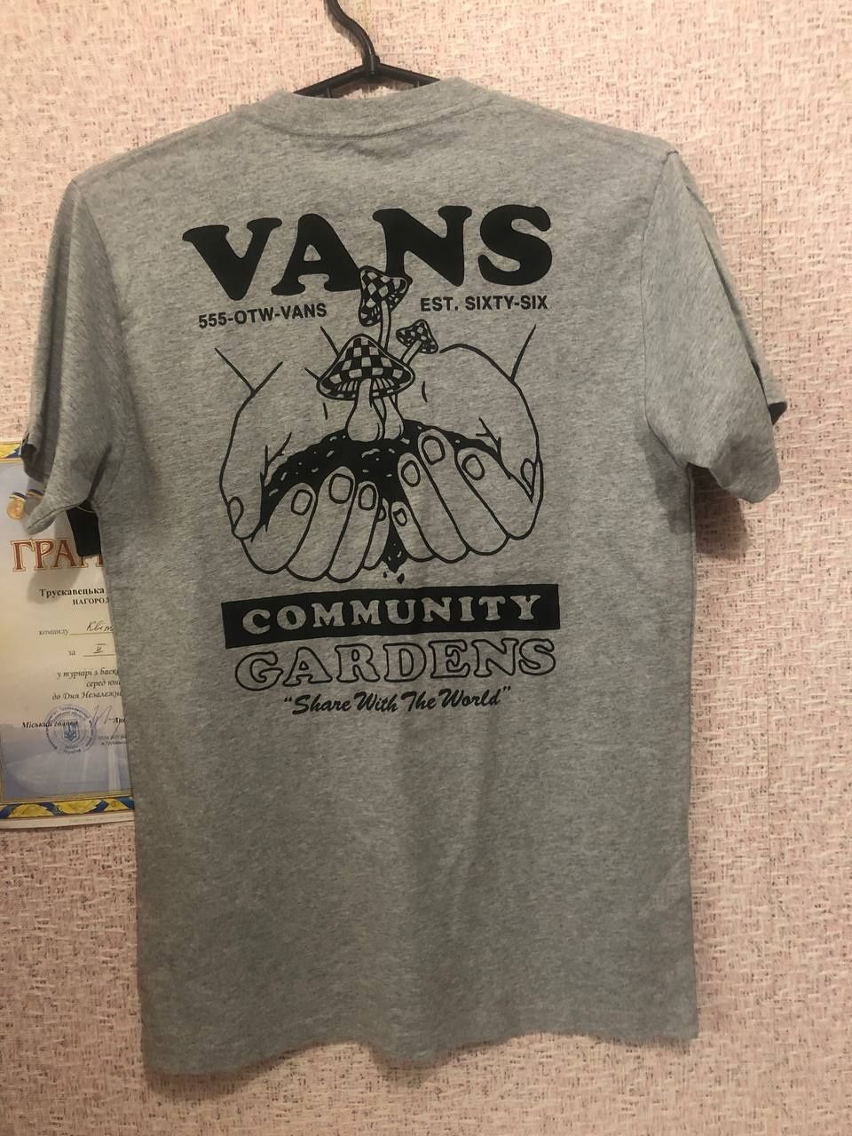 Футболка Vans, Vans back logo tee shirt.