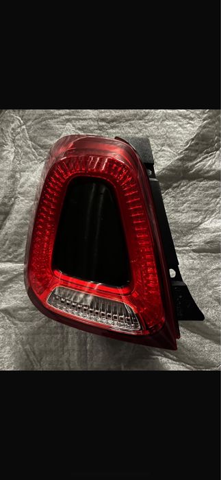 Lampy Tyl Fiat 500 czarna