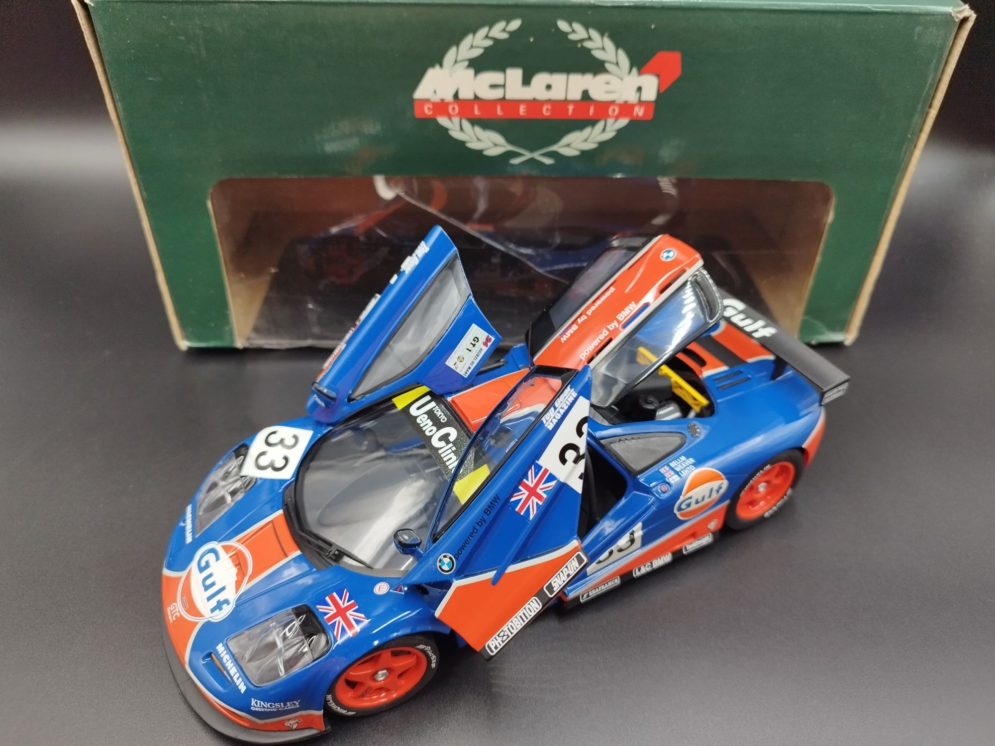 UT Models 1:18 - McLaren F1 GTR Gulf #33 model