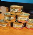 Puszki karma kocia dla kota gourmet 35szt
