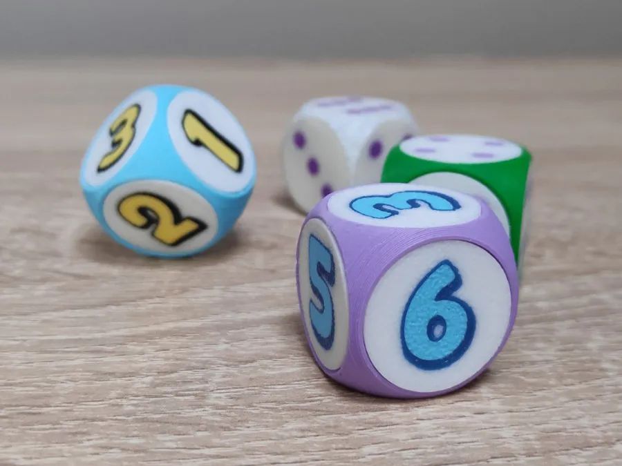 Dados para Jogos de Tabuleiro - Clássicos / Números