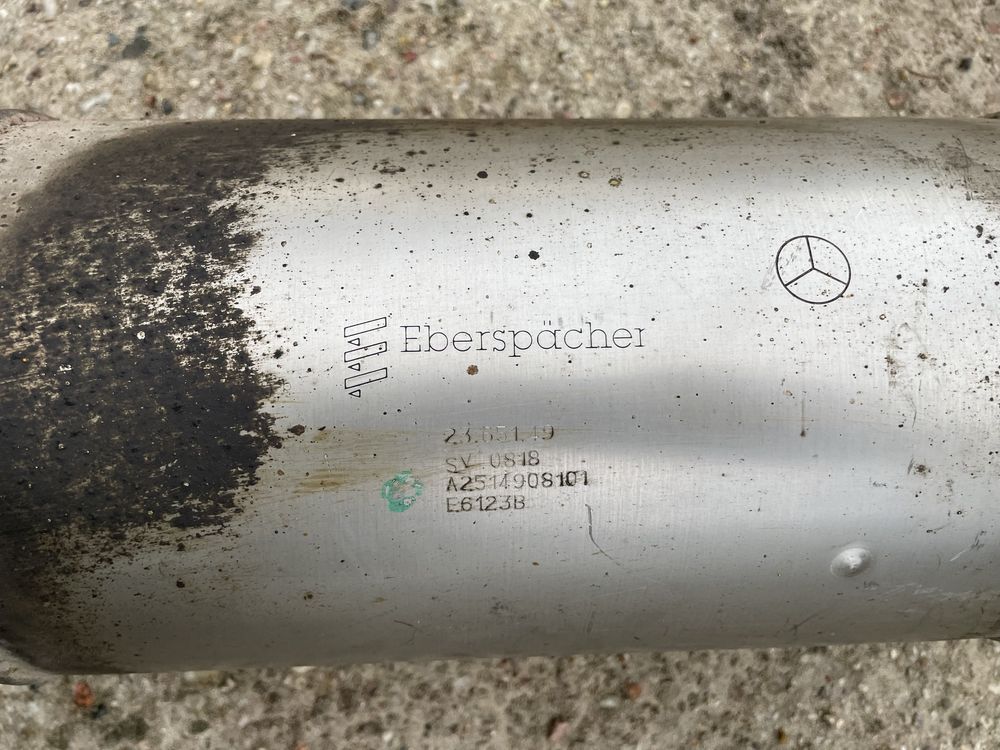 Tłumik katalizator Dpf Mercedes R klasa w251 3.0 cdi ml w164