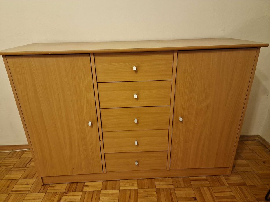 szafki meble zestaw - szafa, barek, komoda, szafki wiszące