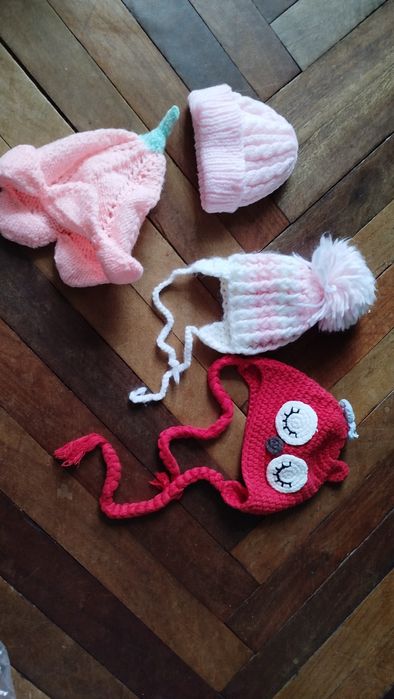 Шапочки для дівчаток