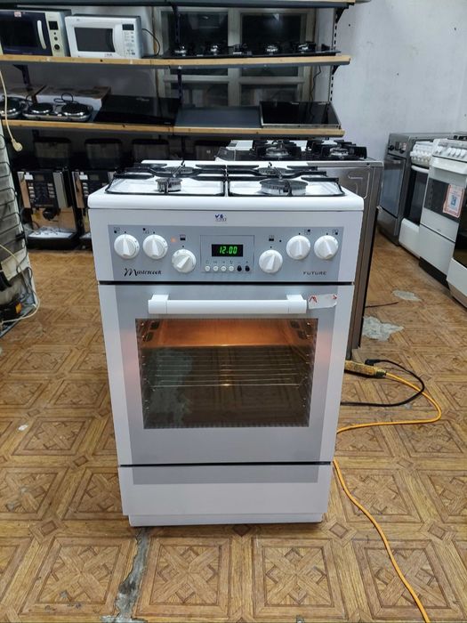 Газовая/газова плита Amica 56 MSW із Європи. Доставка, Занос, Гарантія