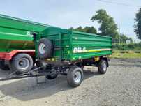 Metaltech Przyczepa rolnicza DB6000  Przyczapa rolnicza dwuosiowa DB6000 6 ton Metaltech