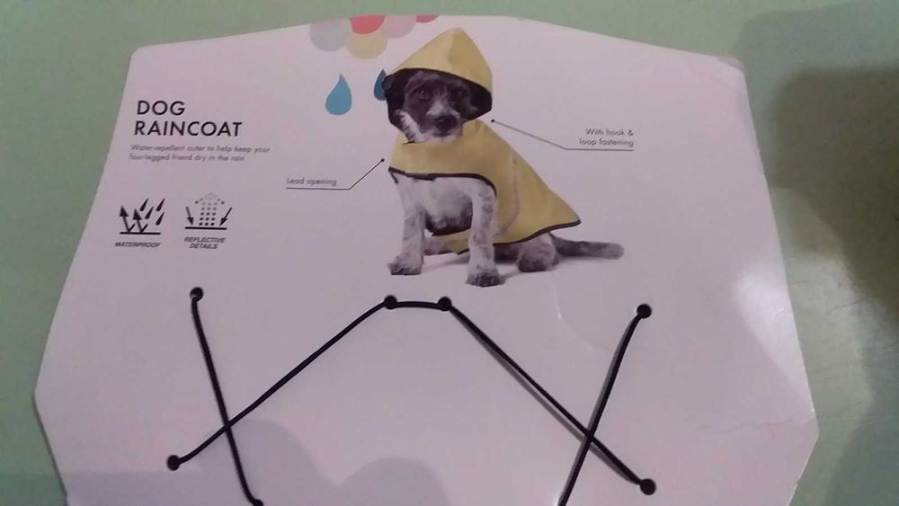 Дождевик для собак производства Германии размер М и L