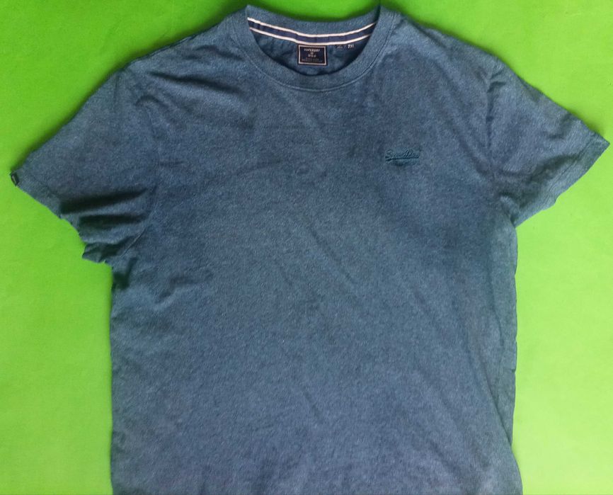 SuperDry koszulka T-shirt męska 2XL 100% bawełna