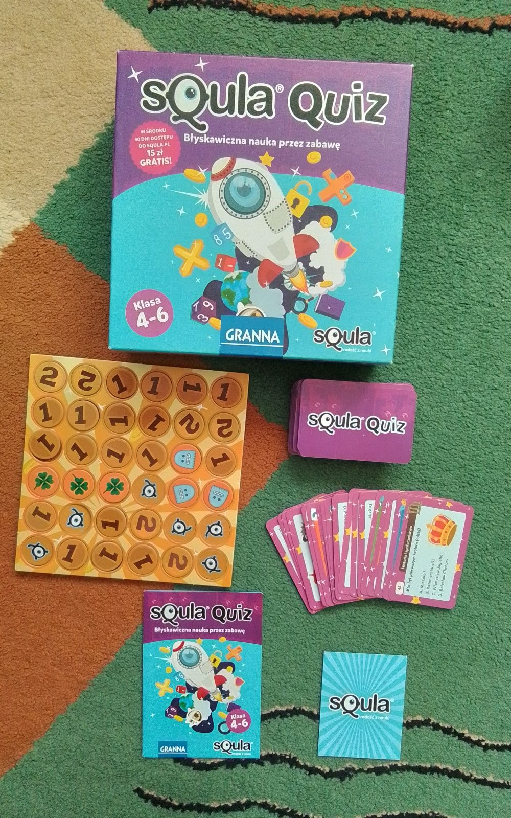 Gra edukacyjna Squla Quiz klasa 4-6